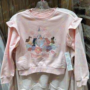 Disneyland Sleeping Beauty Castle Disney Princess Girls Kids Pullover Sweatshirt
